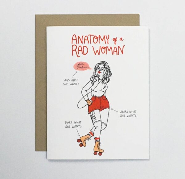 Anatomy of a Rad Woman Card