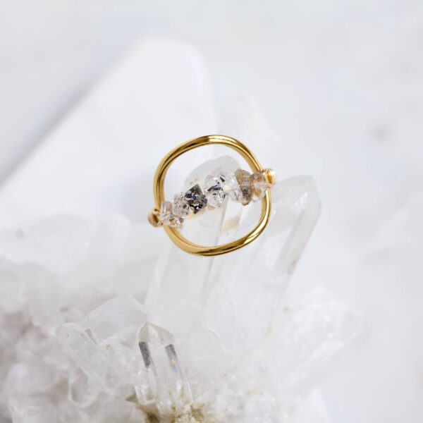 Herkimer Diamond Ring