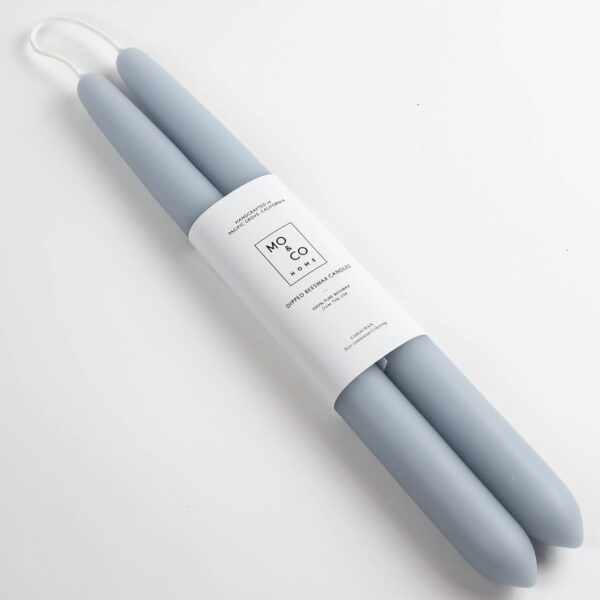 10" 100% Beeswax Dipped Candles | Bluebell: 10 Inch