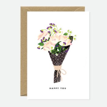 Roses Bouquet - Greeting Card
