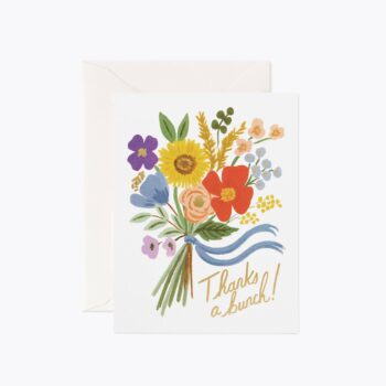 Thanks a Bunch Bouquet Card