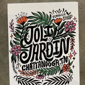 Joli Jardin Post Card