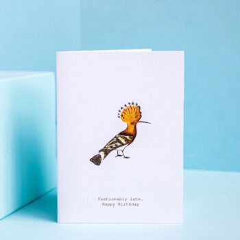 Fashionably Late Card