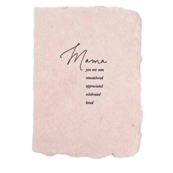 Mama you are seen card