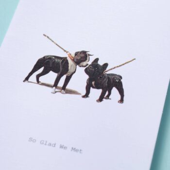 SO GLAD WE MET GREETING CARD