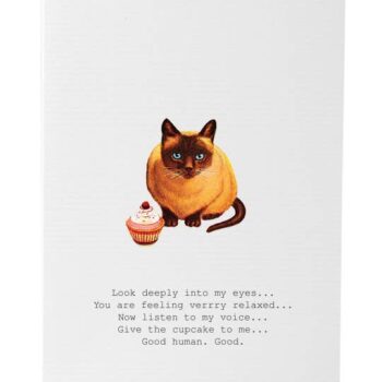 Hypnotic Cat Greeting Card