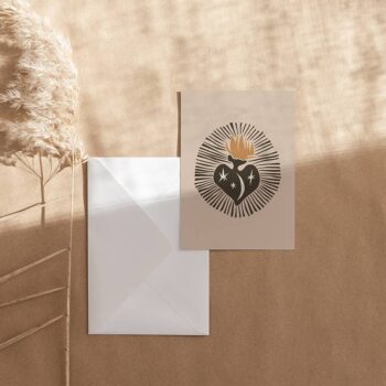 Sacred Heart Greeting Card