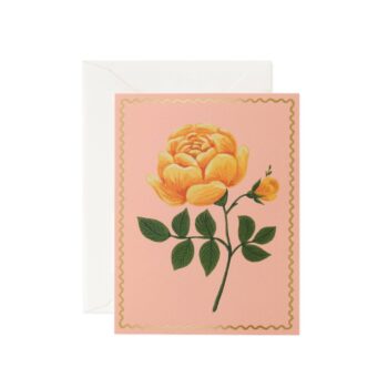Yellow Rose Card