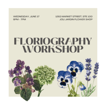 Floriography Workshop: Symbols of Pride - June 20, 4-6 PM