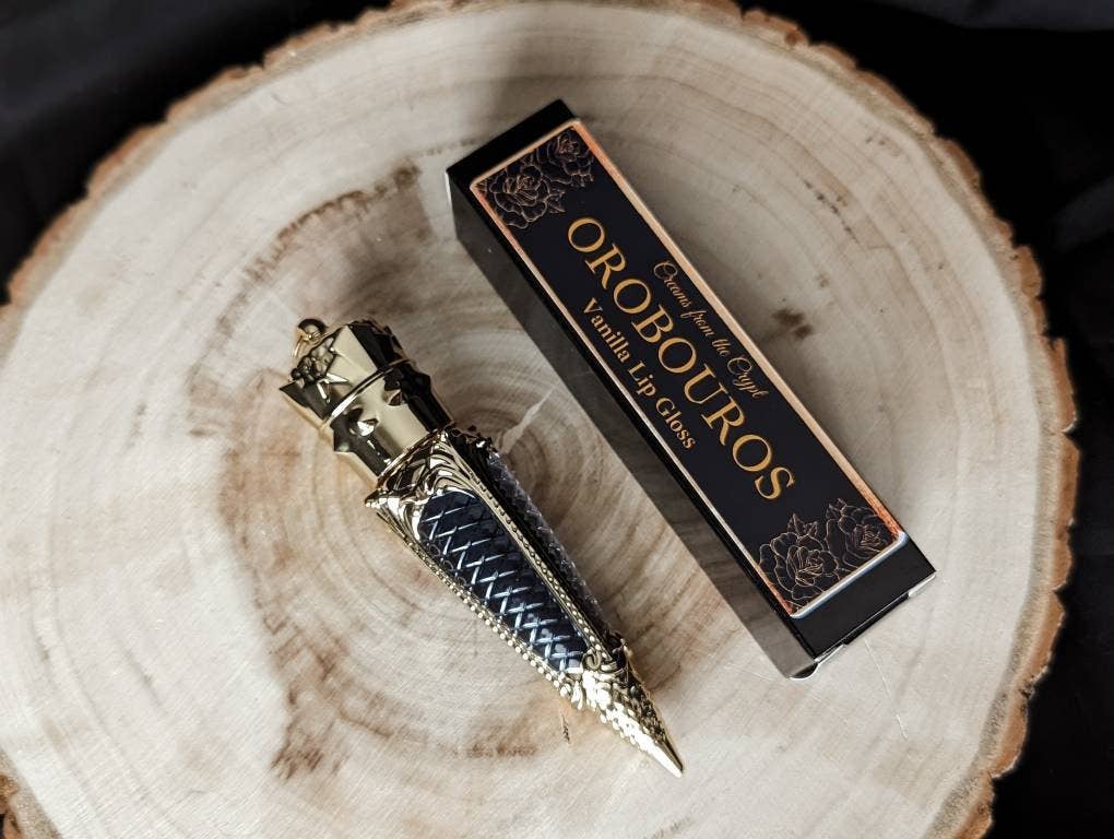 OUROBOROS - Black french vanilla lip gloss