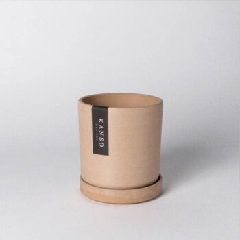 4" Planters & Saucer Muted Coral