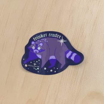 Trinket Trader Holographic Sticker
