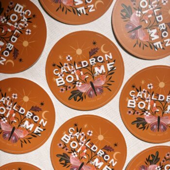 Cauldron Boil Me 3" Matte Sticker