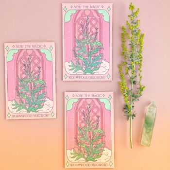 Wormwood Mugwort Tarot Garden + Gift Seed Packet