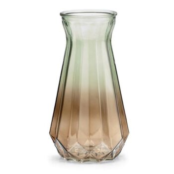 Flare Rim Ombré Glass Vase