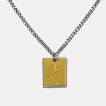 Rose Pendant Necklace Chain