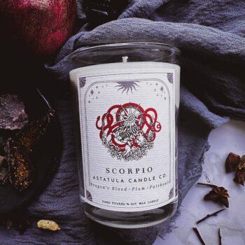 Scorpio Zodiac Candle