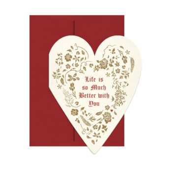 With You Heart Card