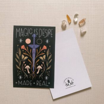 Magic Is, Postcard Print