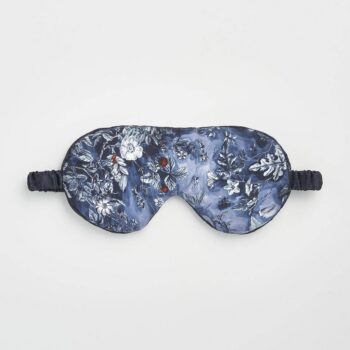Nocturnal Garden Sleep Mask Midnight Blue