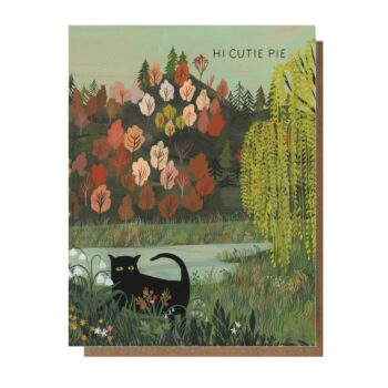 Hi Cutie Pie Greeting Card: Sleeved Single A2 Card