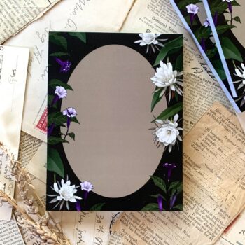 Night garden notepad
