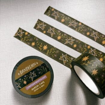 Washi Tape: Dandelion Botanical