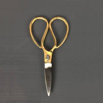 Utility Scissors Brass and Stainless Steel (Gold)
