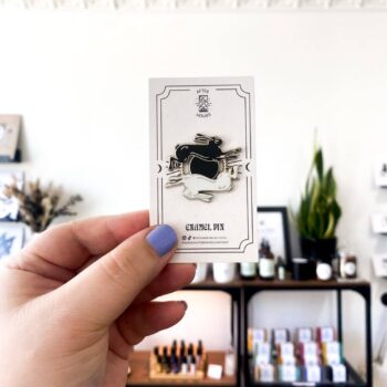 Rabbits Hard Enamel Pin