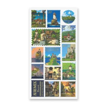Magical Kingdom Stamps Sticker Sheet
