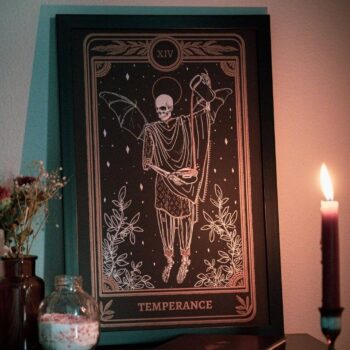 Marigold Tarot Print - Temperance