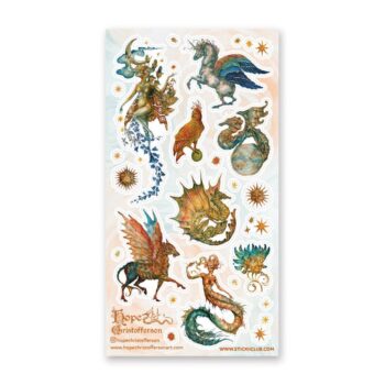 Myths Among the Stars Sticker Sheet