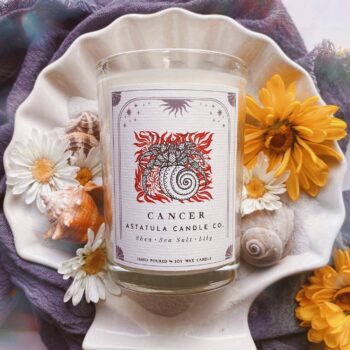 Cancer Zodiac Candle