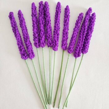 Crochet Lavender Branch Violet