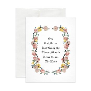 Anne Brontë Break Up Card