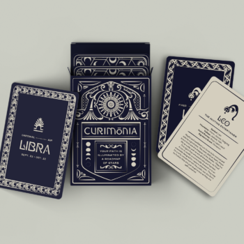Scorpio Zodiac Ritual Kit Intention Card Deck