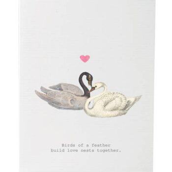 Love Nest Greeting Card birds of a feather