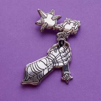 Flail & Gauntlet - Enamel Pin