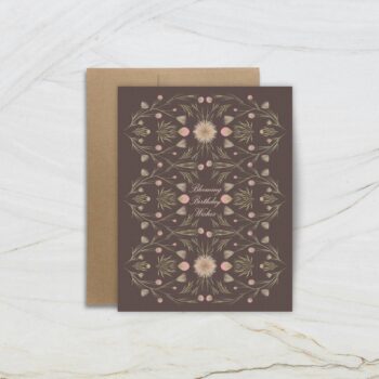GREETING CARD | Blooming Birthday Wishes