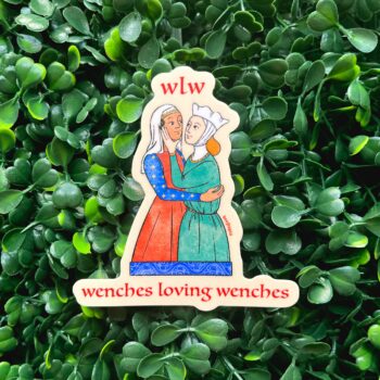 WLW Wenches Loving Wenches Medieval Waterproof Vinyl Sticker
