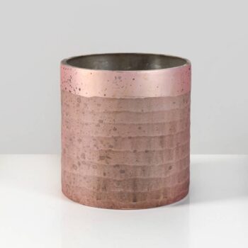 4in Tromso Matte Rose Cylinder