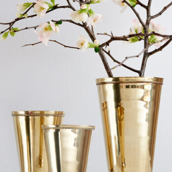 Gold Julep Cup Vase XS