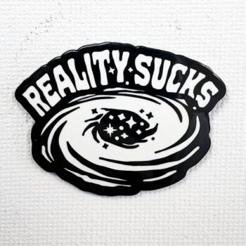 Black Hole "Reality Sucks" Pin