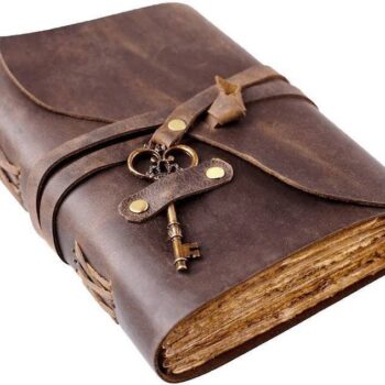 Leather Journal Handmade Deckle Edge Paper
