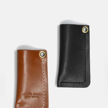 BIC Lighter Leather Case: Brown