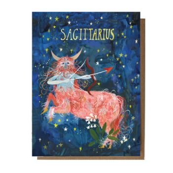 Sagittarius: Astrology Birthday Card: Sleeved Single A2 Card