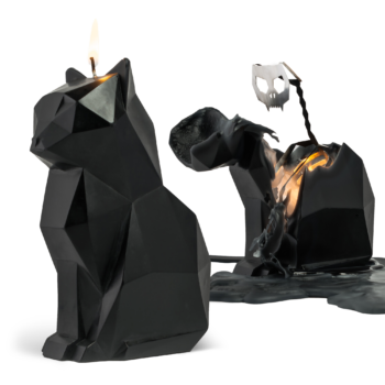 PyroPet Kisa Black - Cat Candle