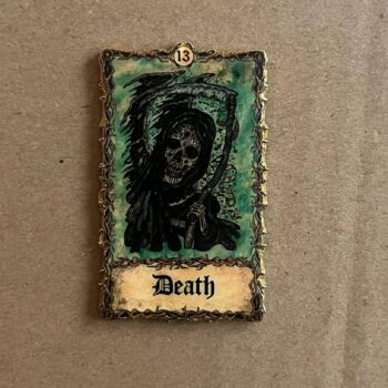 Death Pin | from Vera Petruk's Eternal Bones Tarot | 2x1 in