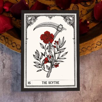 Morteria #16 - The Scythe Mini Print: A5 / 14.8 x 21 cm / 5.8 x 8.3 inch
