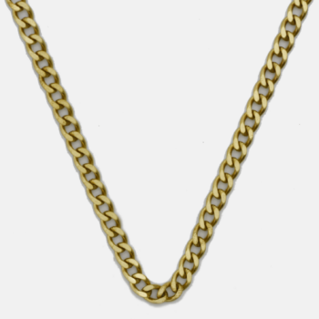 5mm Cuban Chain Necklace: Stainless steel